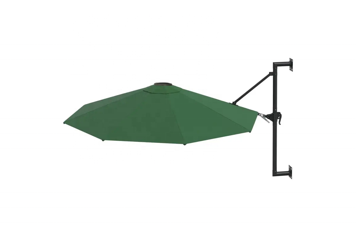 Wall Mounted Outdoor Umbrella Parasol Patio Sunshade Garden Sun Shelter