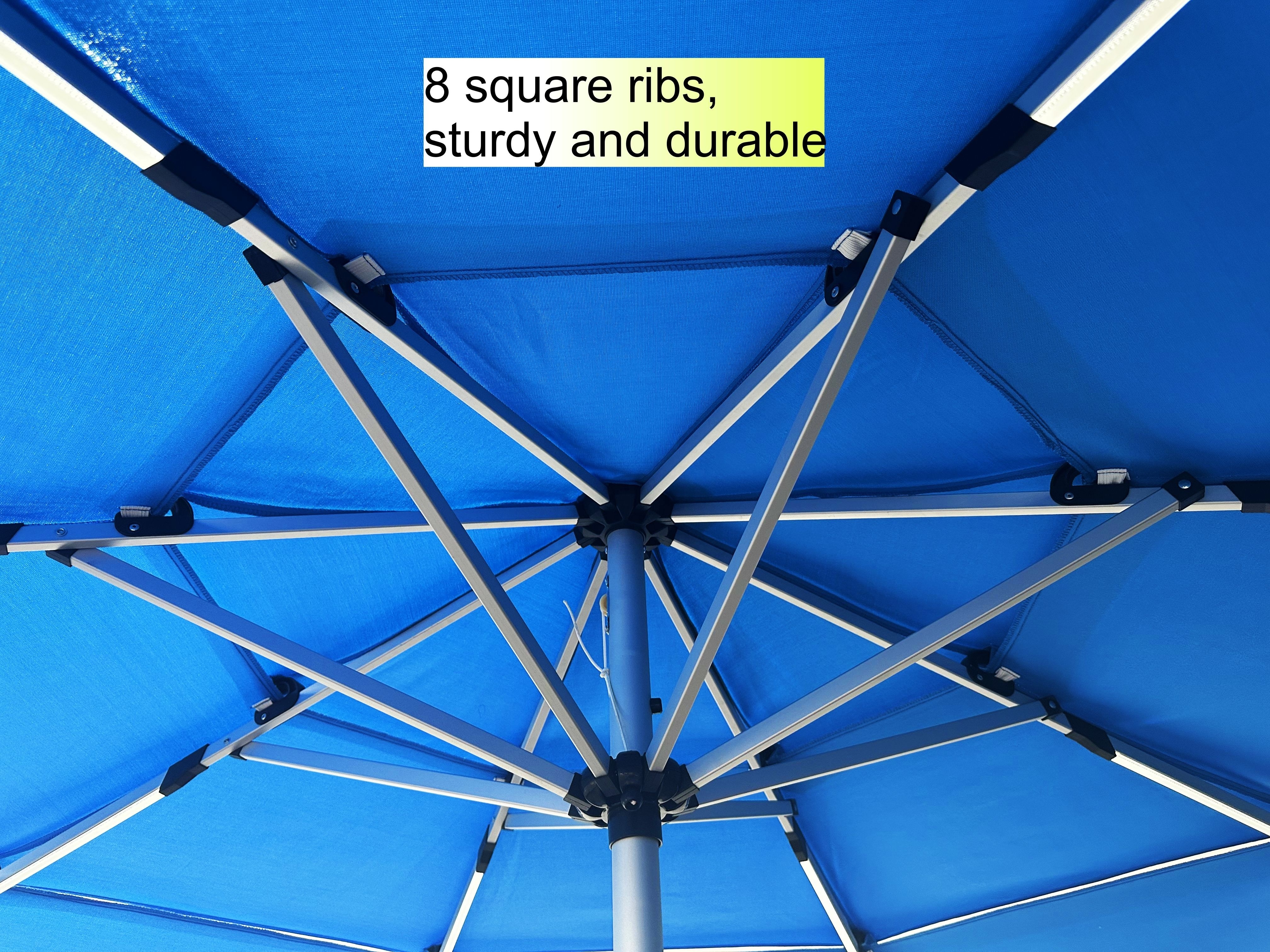 Economical Custom Design Heavy Duty Steel Stand Foldable Outdoor Waterproof Umbrella