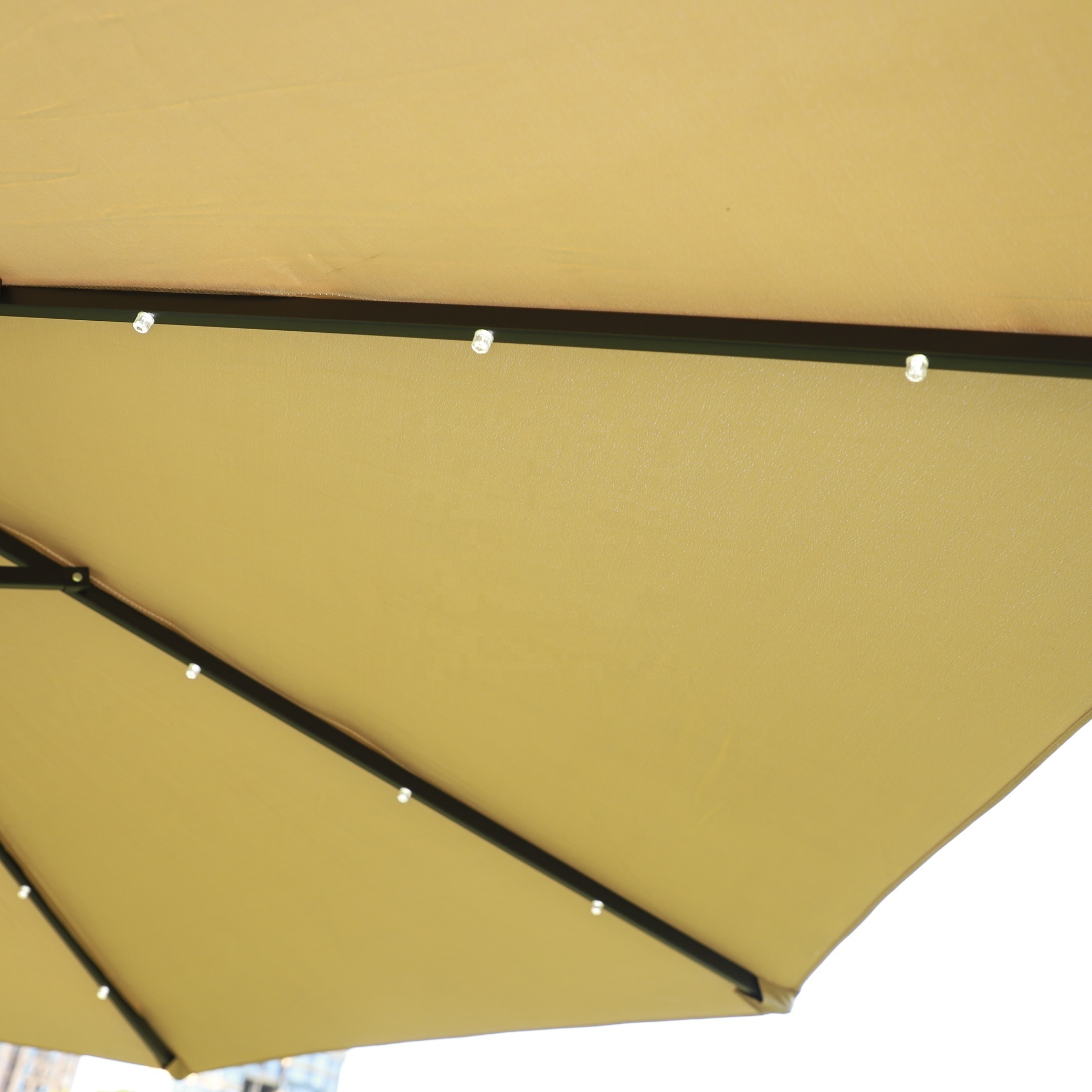 Best choice products solar led lighted patio umbrella tilt adjustment Garden Patio Automatic Parasol High Wind Resistant