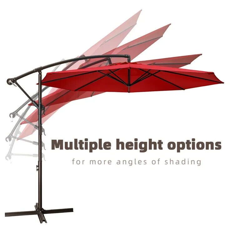 New Arrival Luxury Heavy Duty Steel Outdoor Garden Patio Umbrella Modern Design Style for General Use in Exterior Furniture