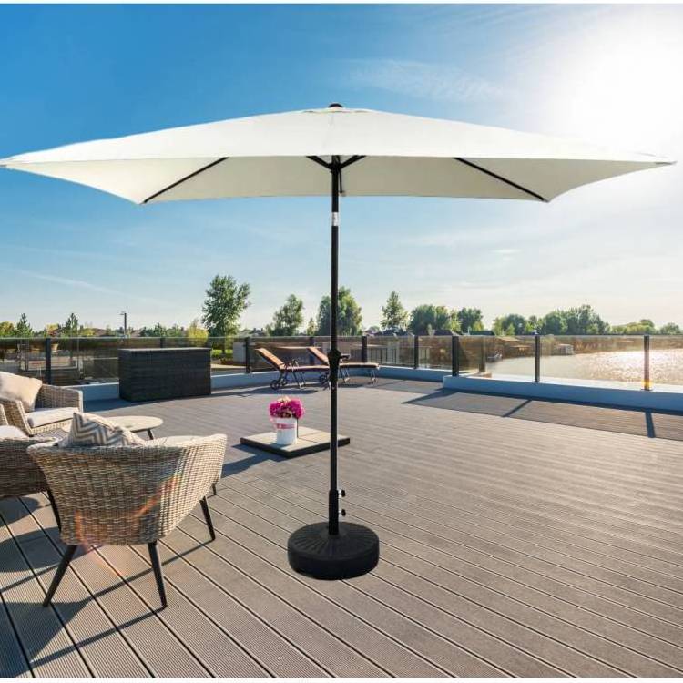 Hot sell Garden Umbrella Outdoor 6.5 x 10 Ft Rectangular Patio SunUmbrella Outdoor Umbrella