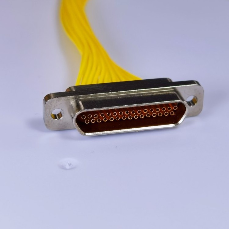 Small Volume J30J Series J30J-31TJ- 500 Micro-D Connector With Cable 500mm Aerospace Connector Aviation Connector