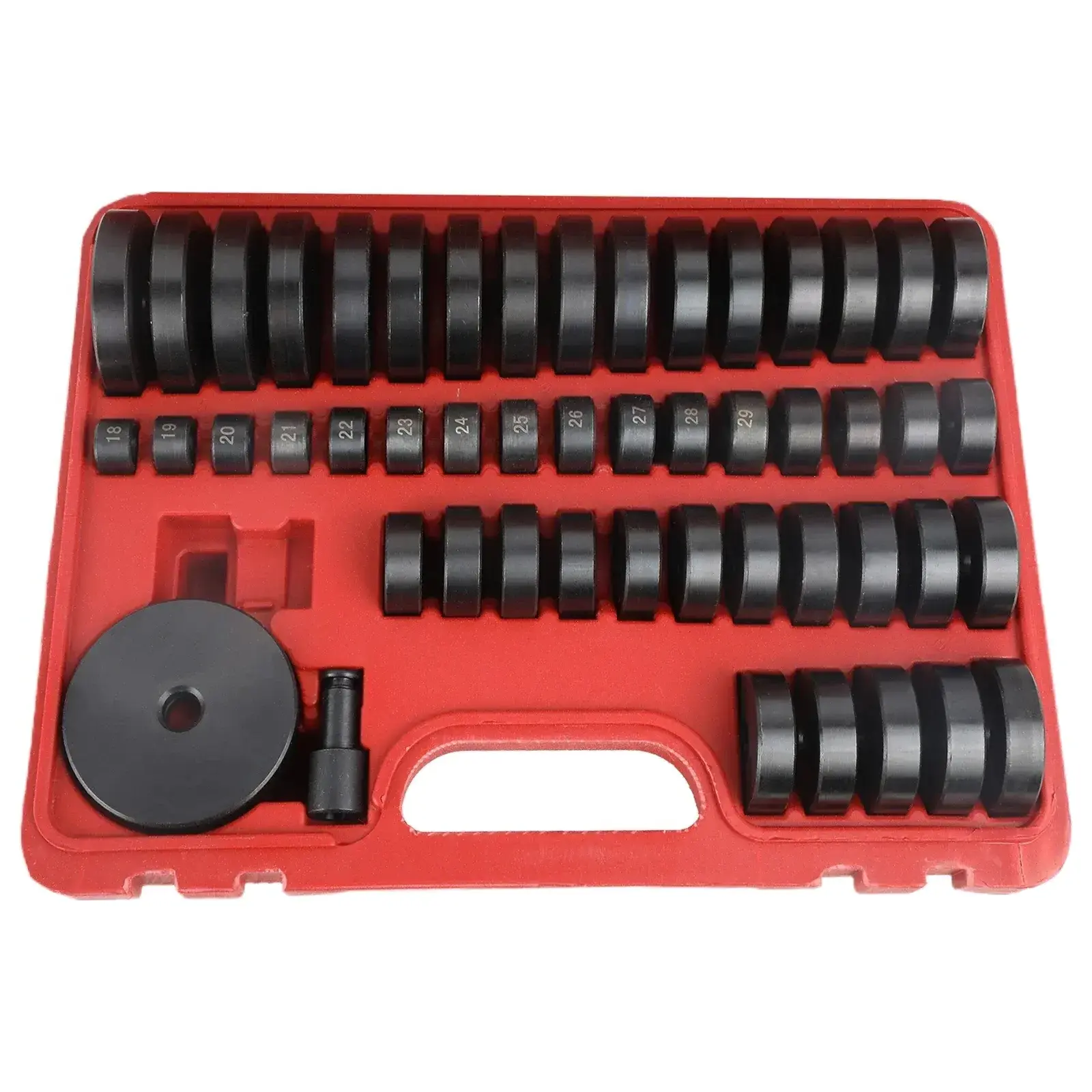 52Pcs Car Bushing Bearing Removal and Installation Tool Set Kit Seal Driver for Vehicle Maintenance