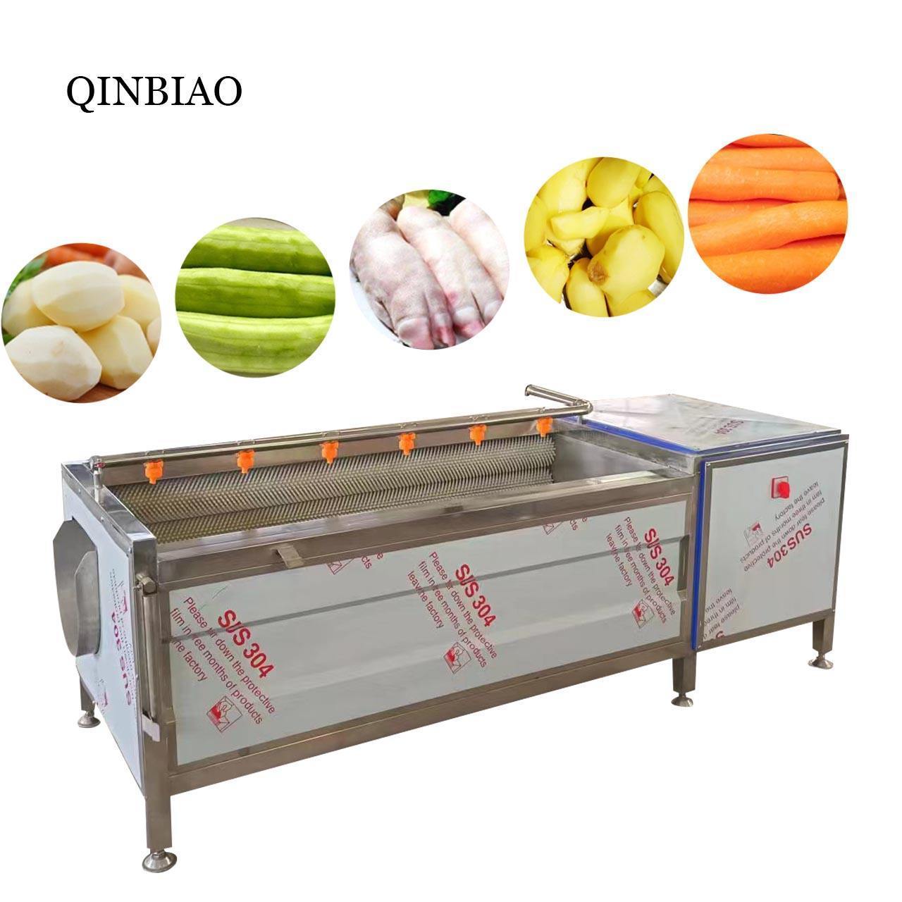 Industrial Bubble Tomato Washing Machine Corn Fruit Washer Vegetable Onion Washer Cleaning Machine