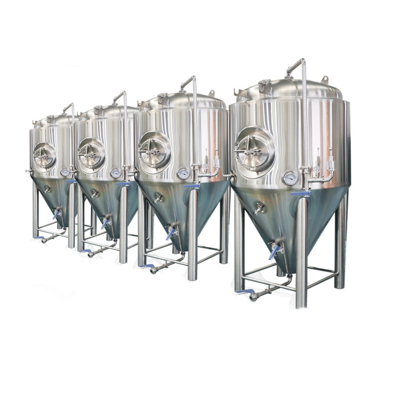 Stainless steel 304 Conical Fermentor 100L Tank Fermenter with Chiller for home brewing Beer fermentation tank