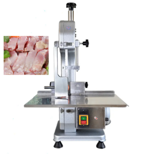 On Table Automatic Commercial Butcher Electric Chicken Beef Cow Frozen Bone And Meat Band Saw Cutter Cutting Machine