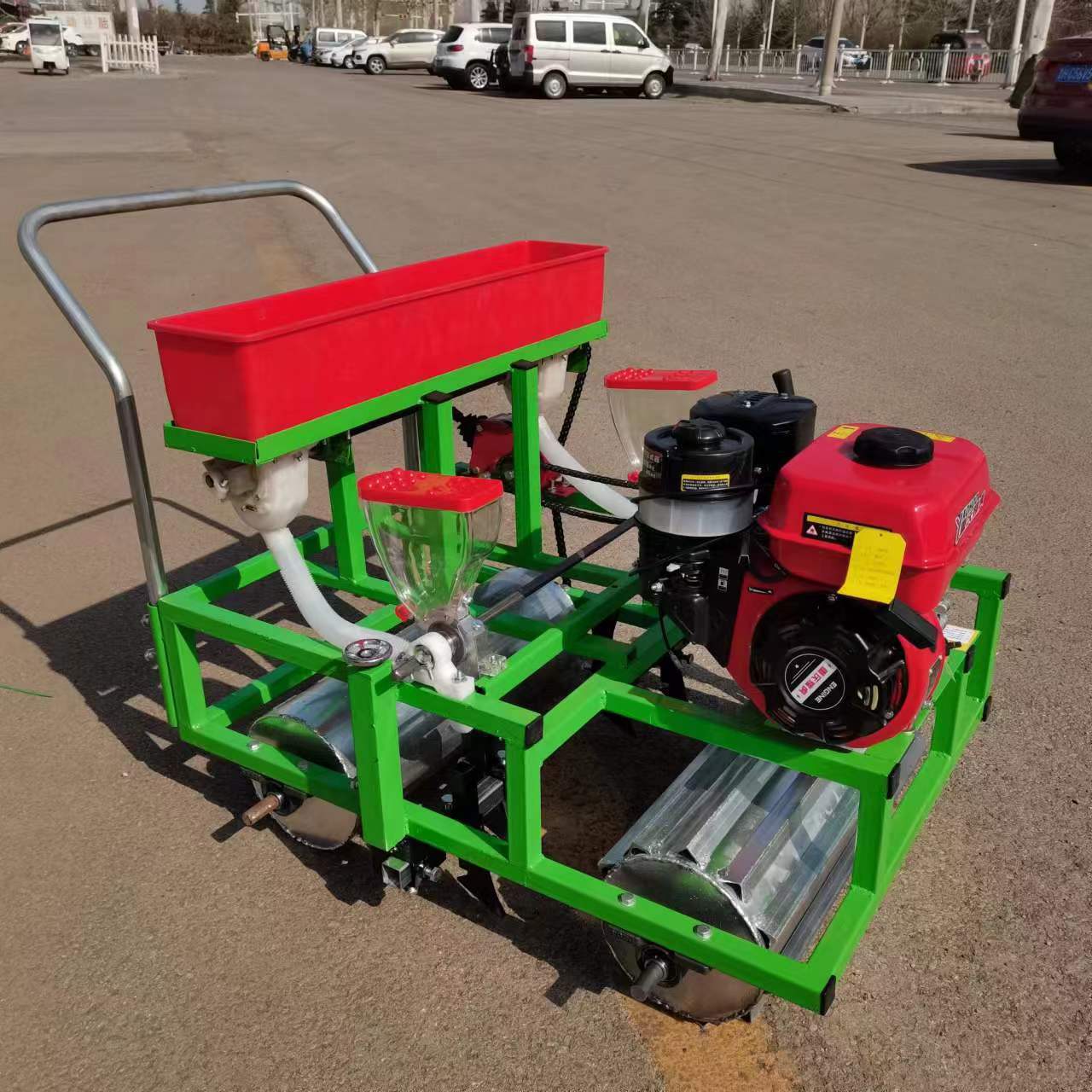 Small agricultural gasoline corn seeder and fertilizer Small particles seed vegetable planter,single particle seed seeders