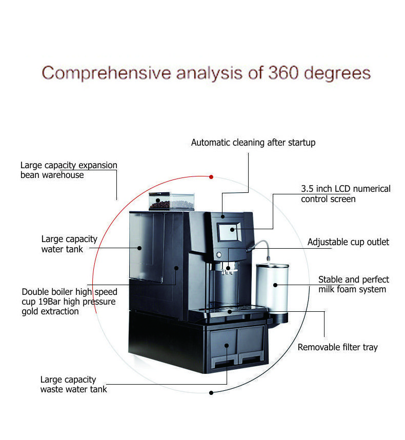 Milk Froth Maker Price Pod Small Cafetera Express Private Label Automatic Commercial Coffee Makers Espresso Machines For Sale