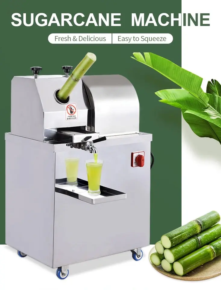 Factory Price Industrial Commercial Electric Sugar Cane Juicing Extractor Sugarcane Juicer Machine