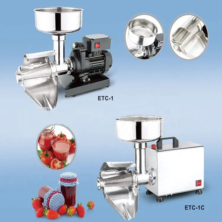 Stainless Steel Electric Tomato Strainer Milling Mango Jam Press Machine Tomato Juicer Sauce Extractor Maker Machine