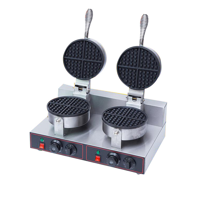 Factory Direct Selling Electric Maker Egg Bubble Muffin Edible Waffle Cone Cup Making Machine