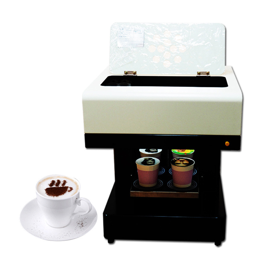 2021 Automatic Colorful Inkjet Printers printer coffee machine 3d coffee latte art printer of photo for coffee shop