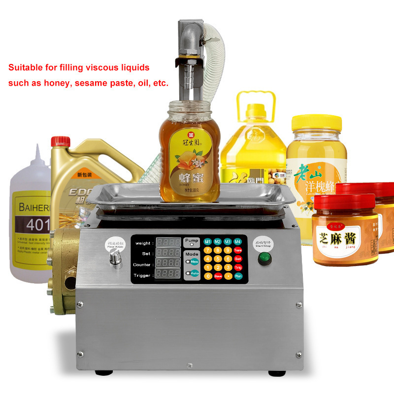 New automatic filling artifact Honey Sesame Paste Edible Oil Glue Viscous liquid filling machine