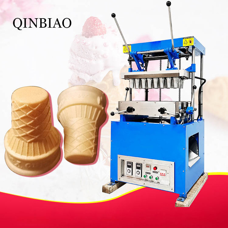 Electric Cup Waffle Maker Ice Cream Cone Maker Machine Production Line Price