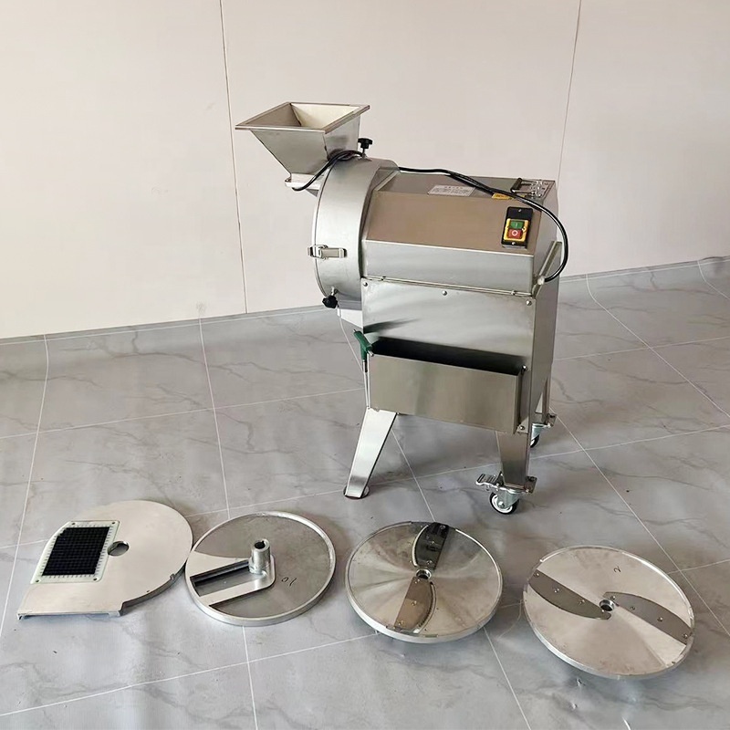 Commercial use Vegetable Slicer Potato Chips Machine Fruit slicer with high working efficiency