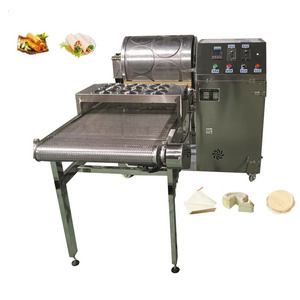 Commercial Spring Roll Wrapper Machinery Lumpia Pastry Sheet Ethiopian Egg Roll Skin Maker,Injera Making Machine