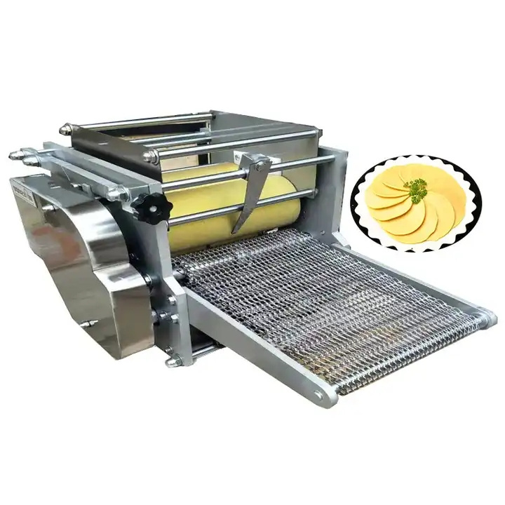 Industrial-tortilla-making Machines Machine to Make Nonstick Burrito Arepa Pizza Dough Cooking Equipment Stainless Steel 304