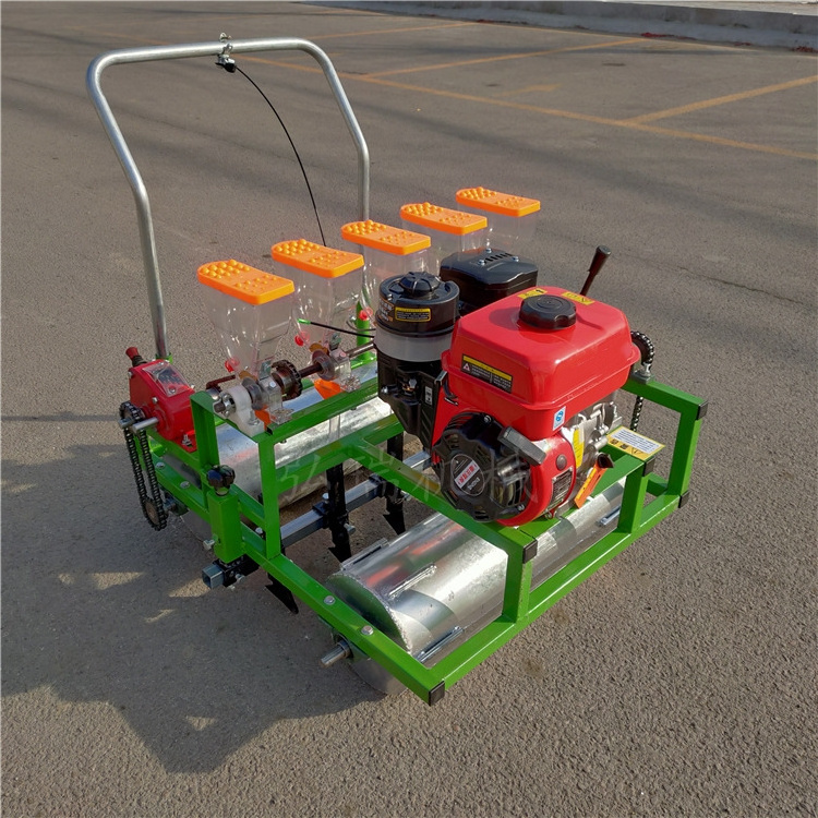 Gasoline single double three four row corn planter machine and fertilizer,manual onion seeders for walking tractor