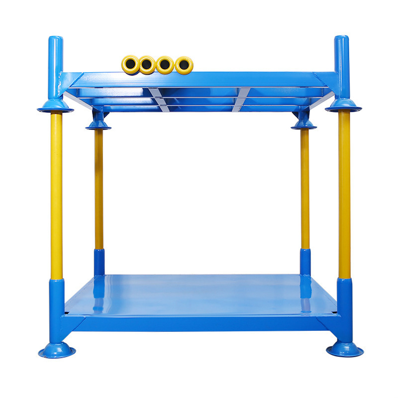 Warehouse shelves heavy duty euro pallet  with steel rods racking system