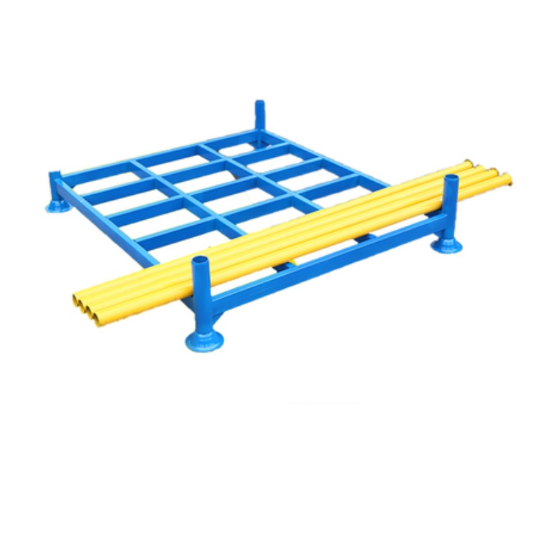 Industrial Steel Pallet Steel High Quality Rack Steel Foldable Stacking Metal Pallet For Marble Display