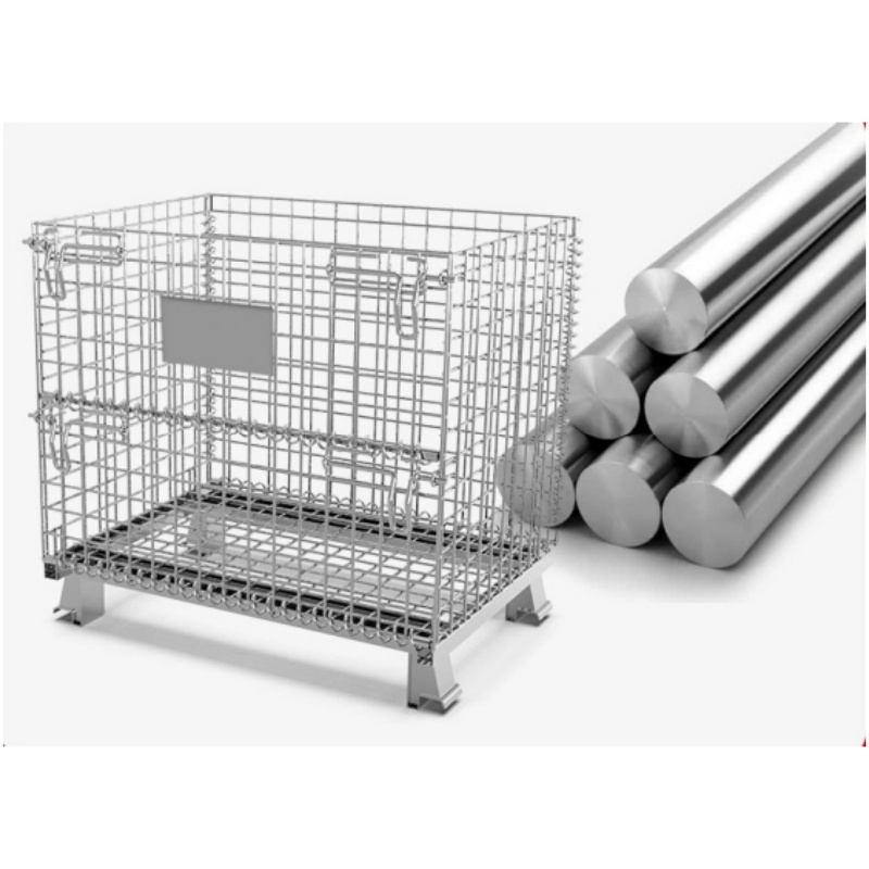 Storage Facilities Metal Storage Pallet Cage Basket Box Container Steel Wire Mesh Cages Stillage