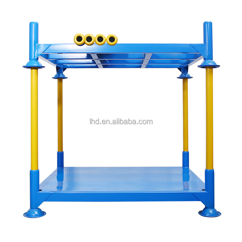 Industrial Steel Pallet Steel High Quality Rack Steel Foldable Stacking Metal Pallet For Marble Display