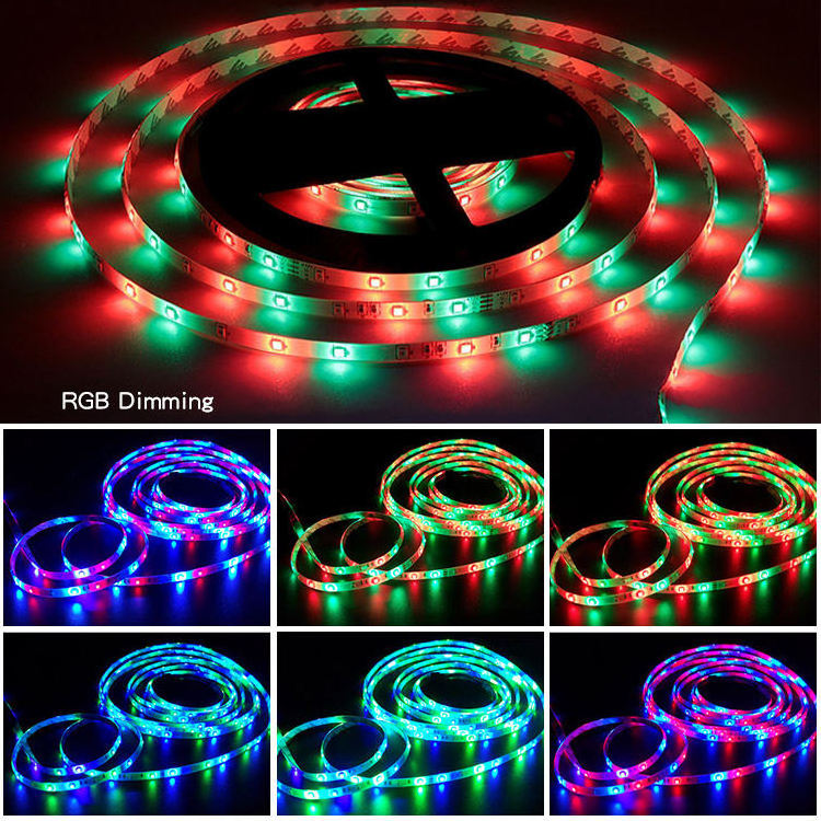 Wholesale Smd3528 2835 300leds Rgb 5m Ip65 Color Remote Controller Light strip