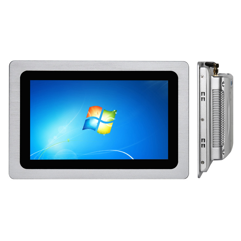 LHDE 10.1 Inch Embedded In-tel J1900 4GB RAM DDR3 64GB SSD Fanless Industrial Touch Screen Panel PC