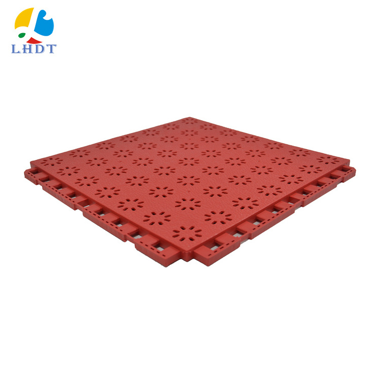 interlocking suspended floor volleyball court running track material court floor interlock decking floor