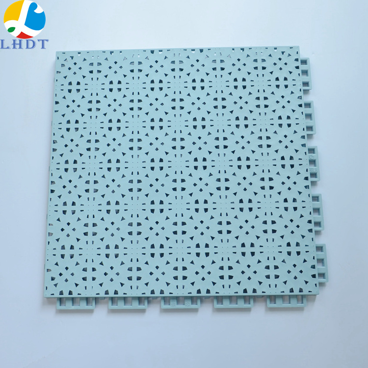 Factory sale hockey outdoor court floor tile / plastic hockey sports flooring