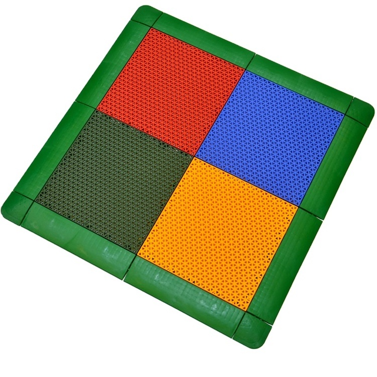 ITF Approved modular sport floor synthetic tennis court flooring interlocking tiles for tennis court