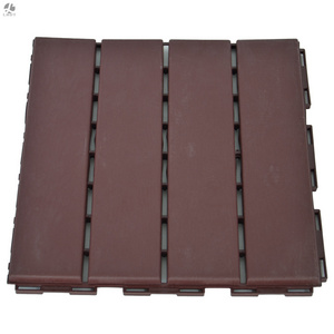 cheap outdoor easy install courtyard gazebo  floor tile wood plastic composite floor tiles