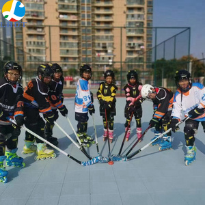 Factory sale hockey outdoor court floor tile / plastic hockey sports flooring