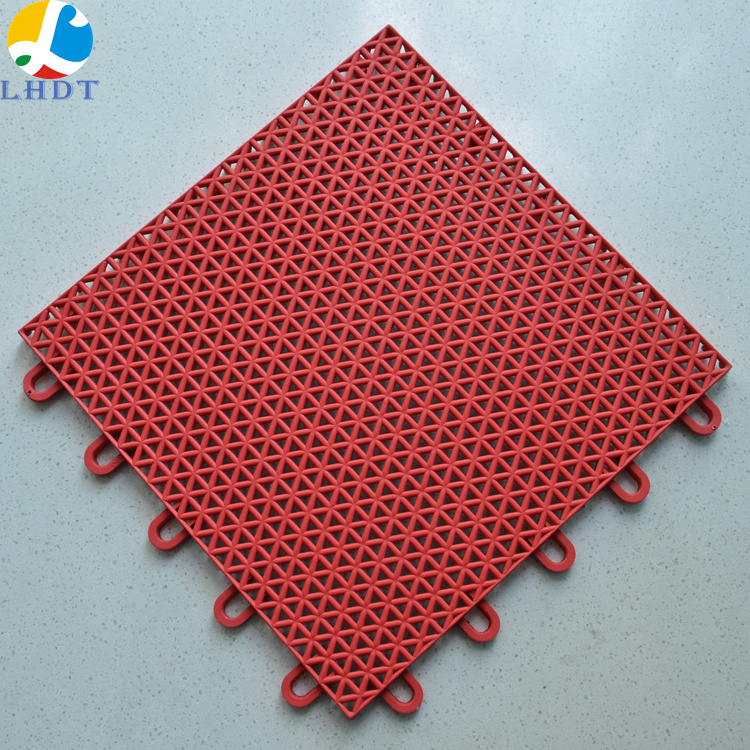 ITF Approved modular sport floor synthetic tennis court flooring interlocking tiles for tennis court