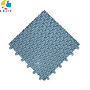 Indoor/outdoor interlocking floor tiles portable plastic floor for tennis court and multi sports