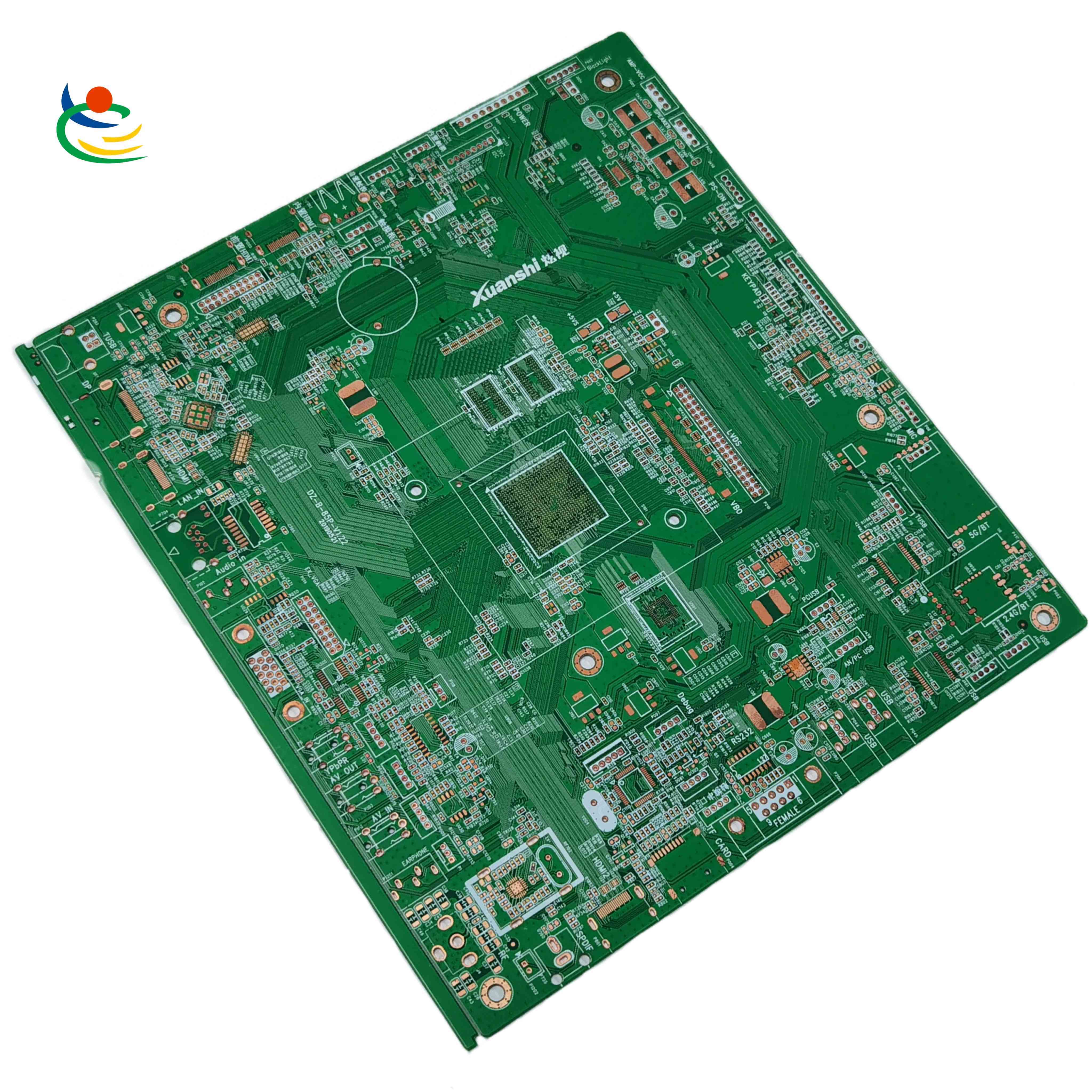 Professional Custom electronic printing PCB Layout Design Green Solder Ink PCB 4 Layers OSP PCB Power Bank Printed Circuit Board