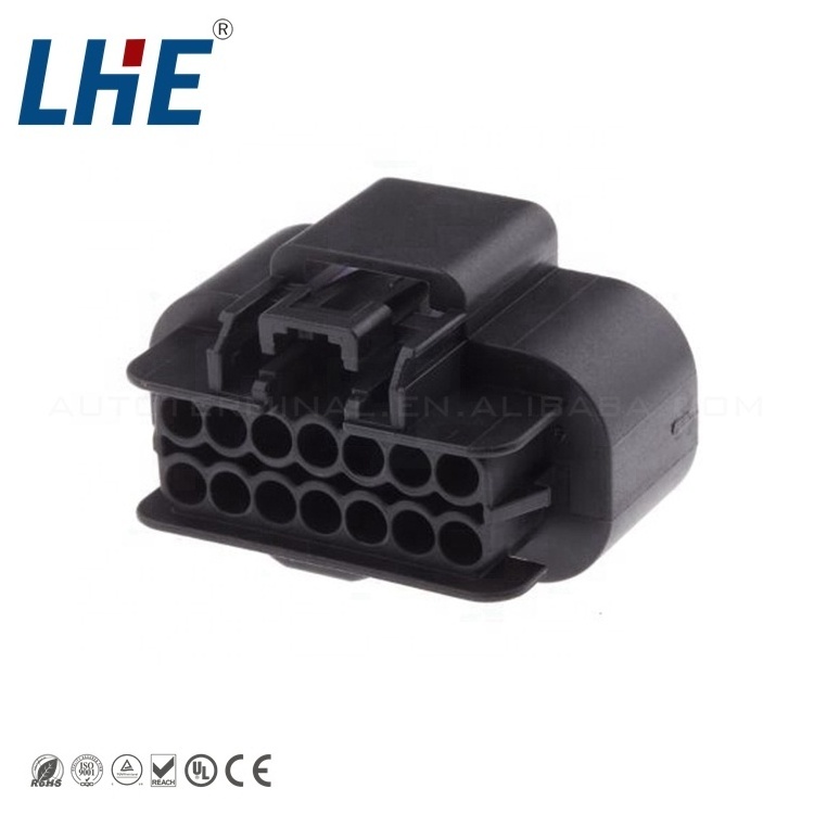 15326856 14pin automotive waterproof power delphi pa66 female connector