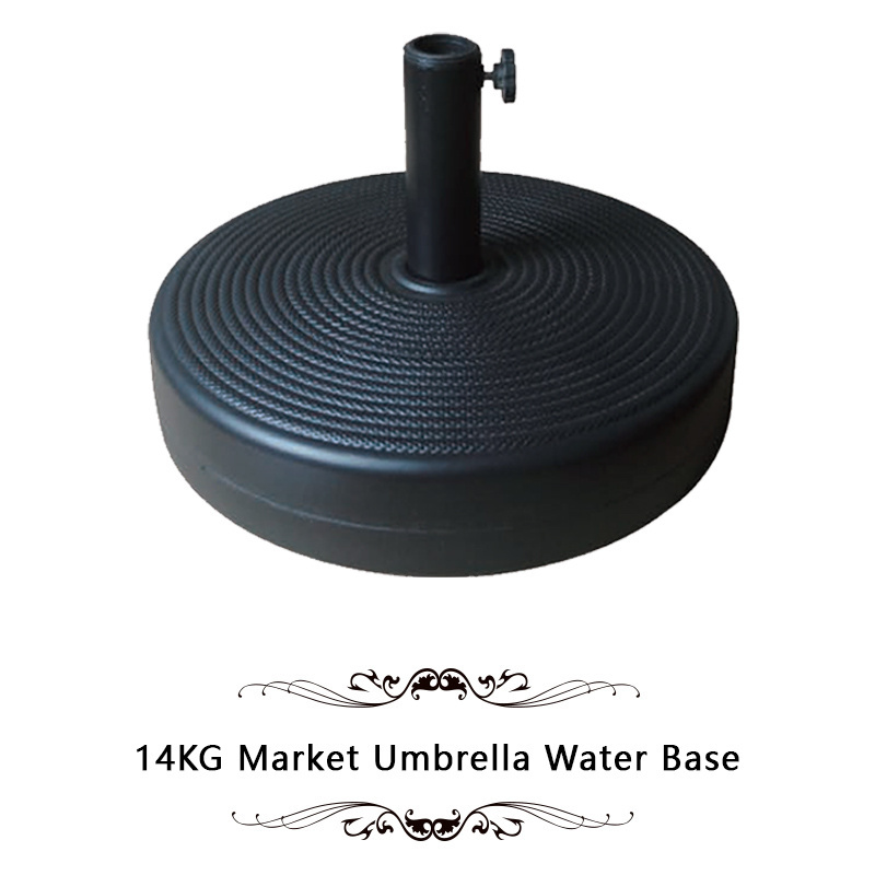 Various weights 8kg 12kg 25kg 14kg water and sand injection market umbrella base