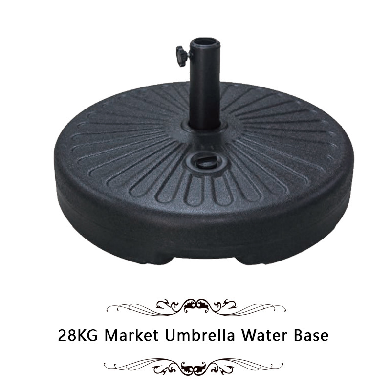 Factory production 12kg 14kg resin water parasol base outdoor umbrella parts