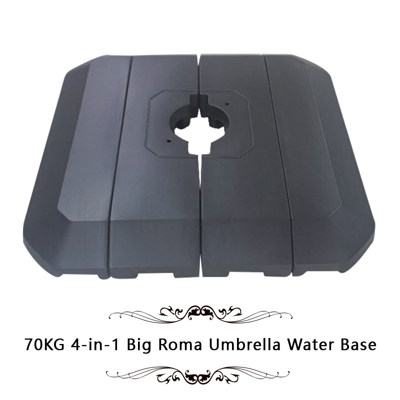 Factory wholesale Fillable Patio Umbrella Base Stand, Umbrella Stand Round Base, Water & Sand Filled Parasol Base