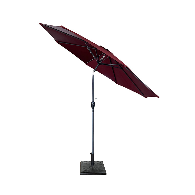 Outdoor Furniture 2m7 8 Ribs Patio Umbrella Polyester Fabric Outdoor Yard Patio Parasol Garden Umbrella