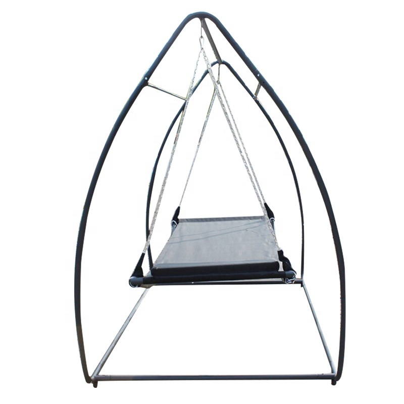 High Quality Swing Bed Chair Garden Roof Outdoor Netting Patio Swings Wrought Metal Hanging Anti-Mosquito