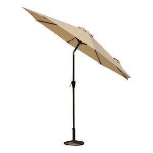 Custom Logo Sun Garden Windproof Straight Outdoor Garden Parasol Umbrella Sombrilla Ombrellone Spiaggia