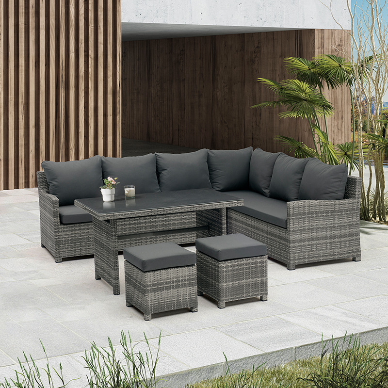 Garden dining sets New Design Leisure Ways Outdoor Wicker Sofa