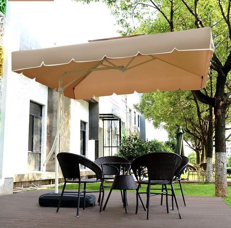 Outdoor beach umbrella 2.5m hanging double layer small Roma umbrella