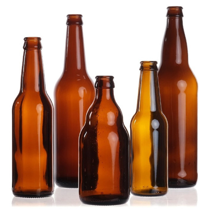 Customized Various Amber Glass 330ml Beer Bottle Flip Top Beer Bottles Amber Swing Top Bottles 650ml