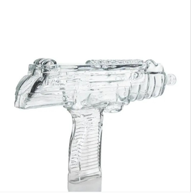 Fathers Day Top Selling Sellers Ak 47 Gun Shaped Glass Bottle Unique Wine Glasses For Gift Party