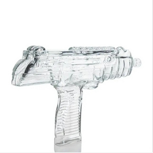 Fathers Day Top Selling Sellers Ak 47 Gun Shaped Glass Bottle Unique Wine Glasses For Gift Party