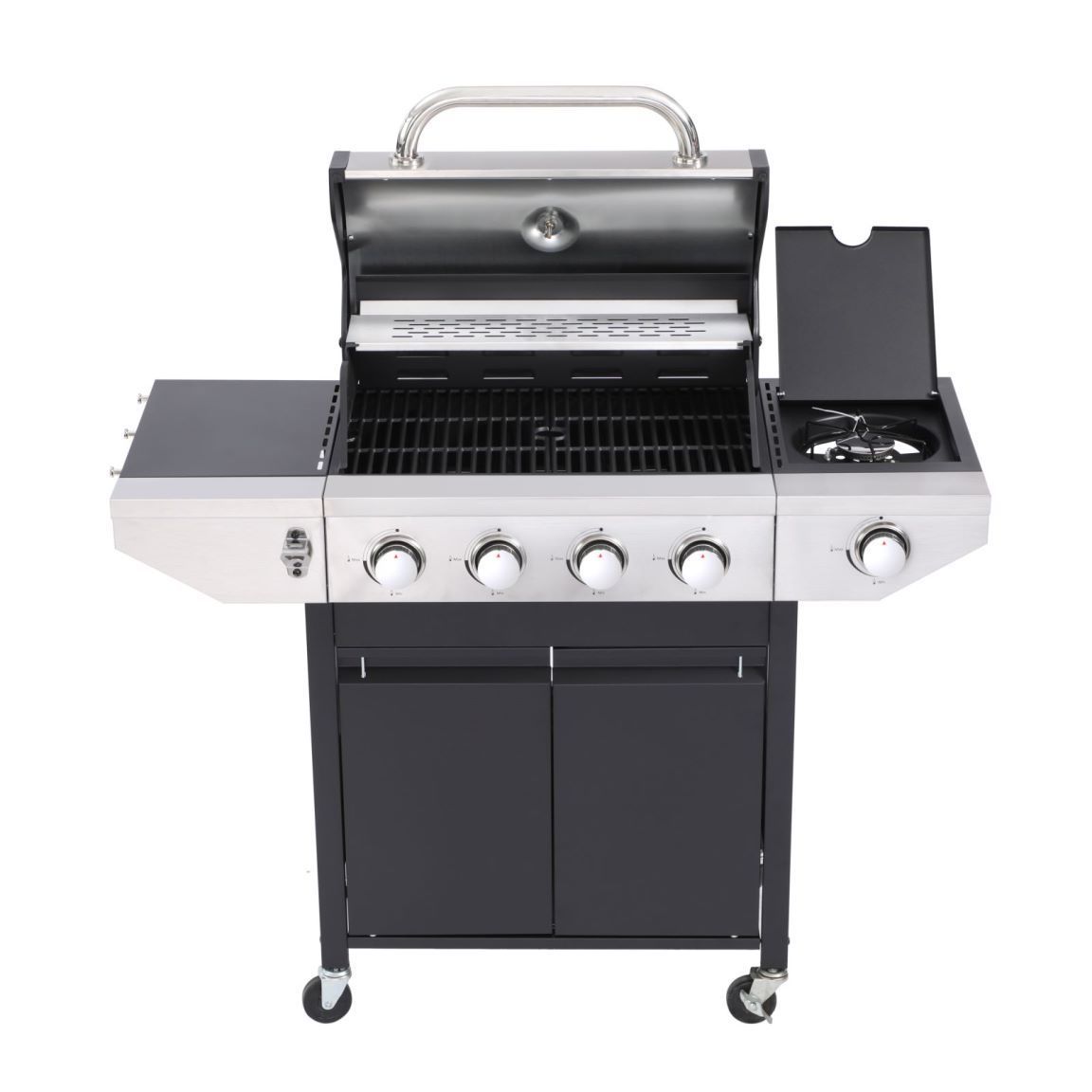 US Overseas Warehouse: New 2024 Portable High-Quality Large Outdoor Stainless Steel Gas BBQ Grill In Stock