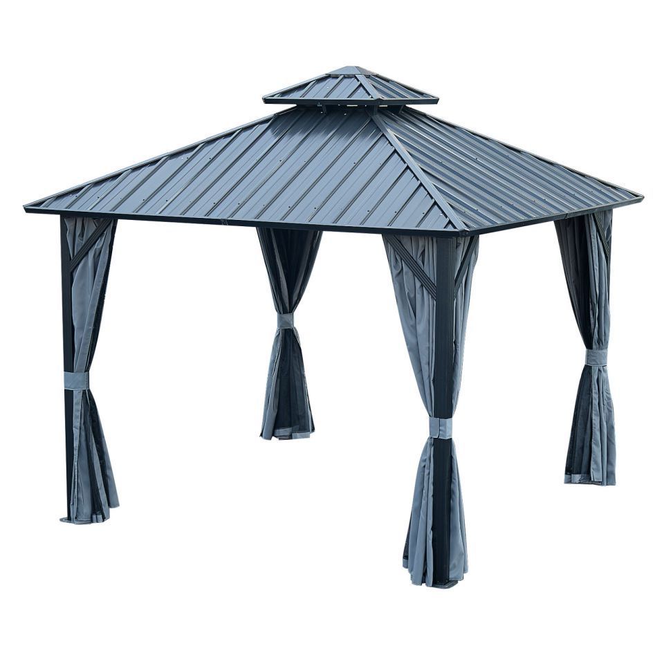 USA Overseas Warehouse Spot High-quality robust  windproof  shaded  waterproof  corrosion-resistant gazebo outdoor gazebo